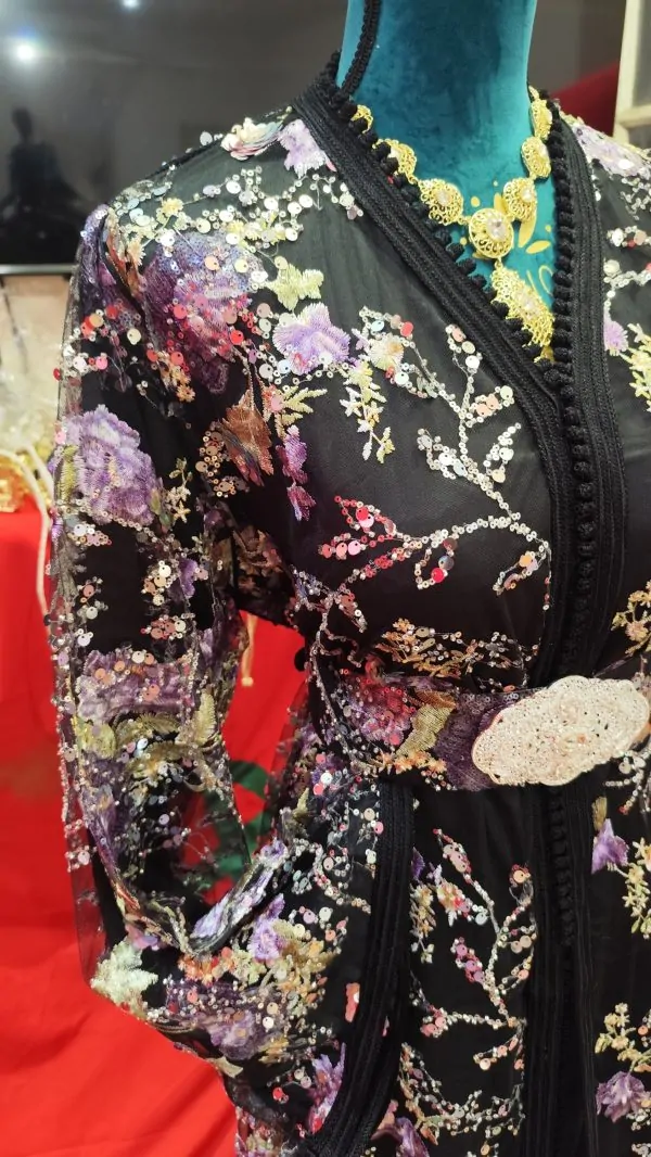 caftan marocain neuf avec ceinture grande taille — photo 9