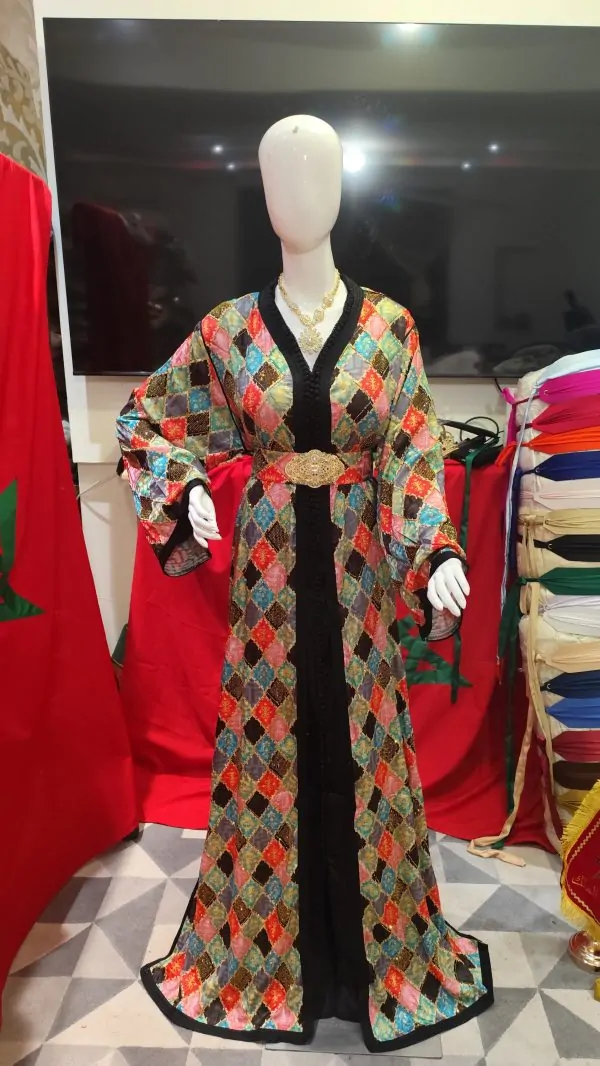 caftan marocain neuf avec ceinture grande taille — photo 9