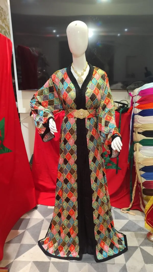 caftan marocain neuf avec ceinture grande taille — photo 2