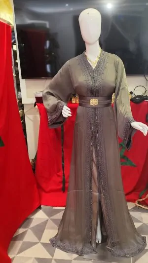قفطان مغربي جديد، مقاس كبير 64
