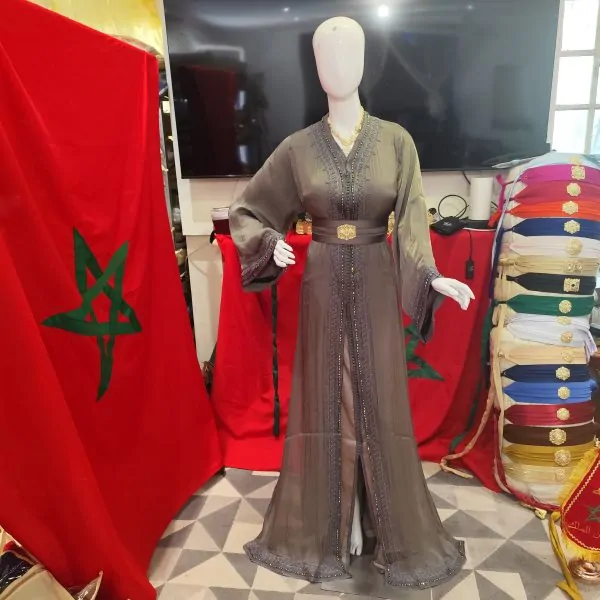 caftan marocain neuf grande taille 64 — photo 12