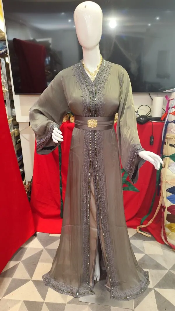 caftan marocain neuf grande taille 64 — photo 10