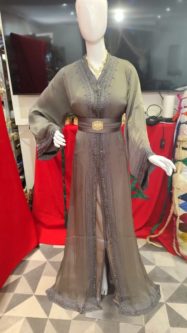 caftan marocain neuf grande taille 64 — photo 6