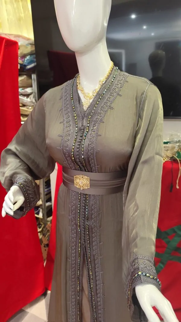 caftan marocain neuf grande taille 64 — photo 2