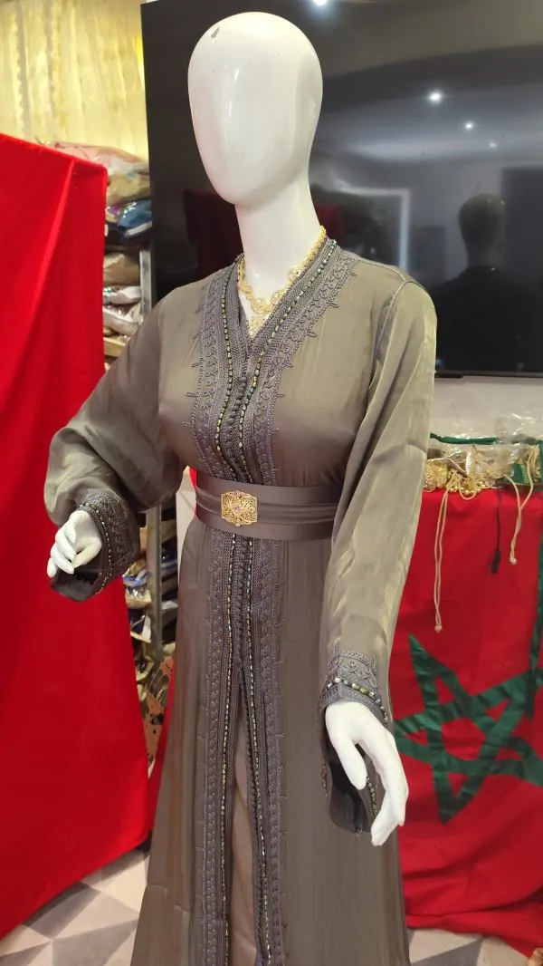 caftan marocain neuf grande taille 64 — photo 7