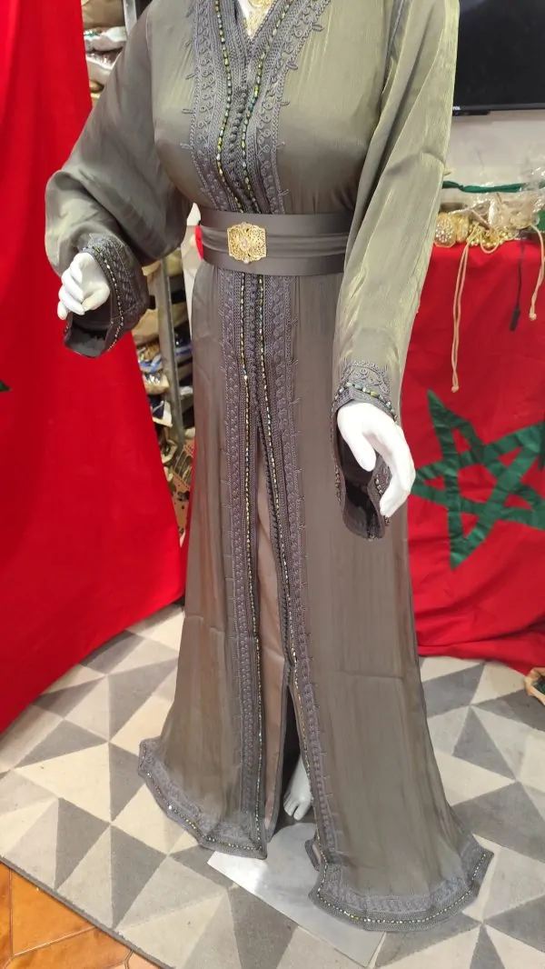 caftan marocain neuf grande taille 64 — photo 5
