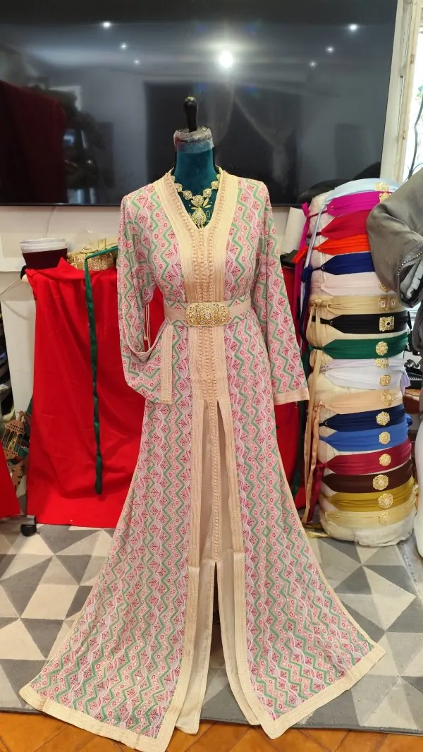 caftan marocain neuf avec ceinture — photo 4