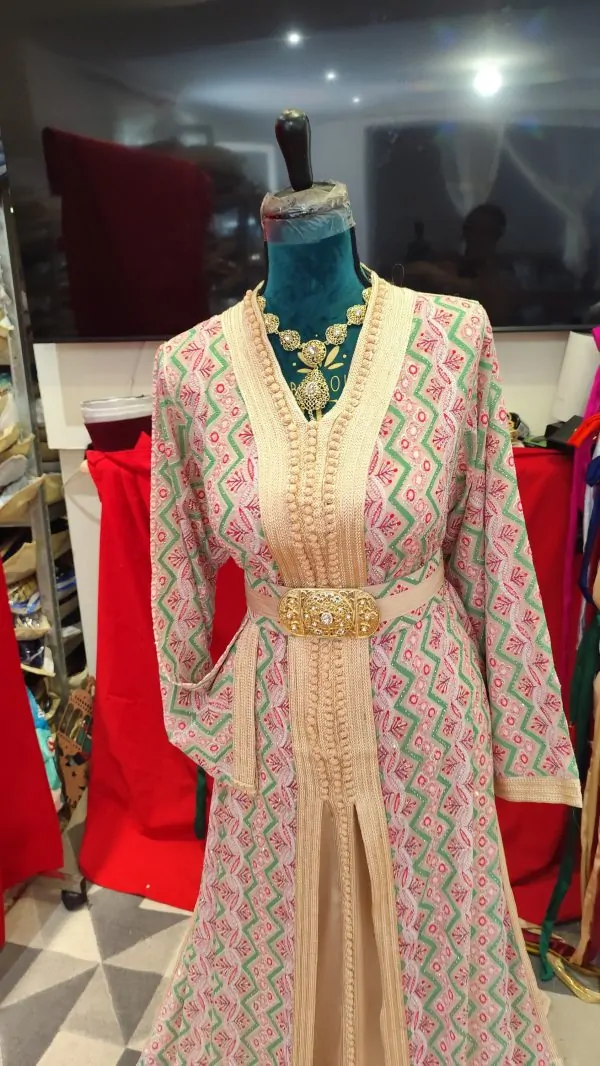 caftan marocain neuf avec ceinture — photo 3