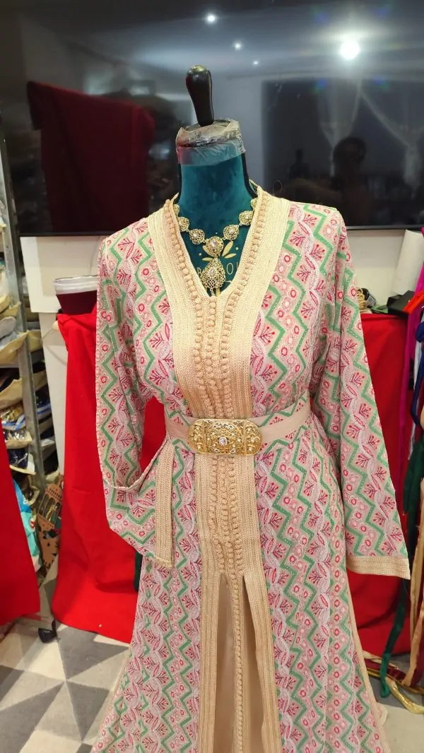 caftan marocain neuf avec ceinture — photo 8