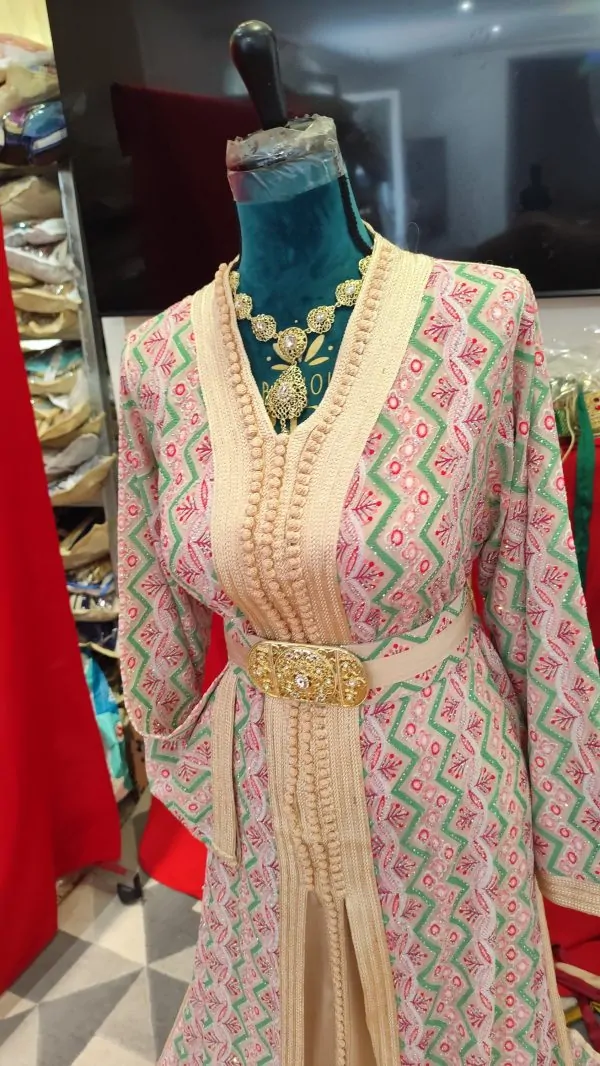 caftan marocain neuf avec ceinture — photo 7