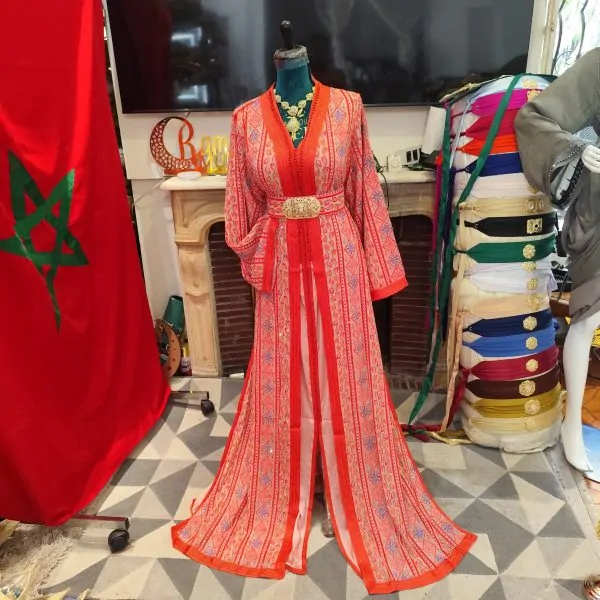 caftan marocain neuf grande taille avec ceinture — photo 14