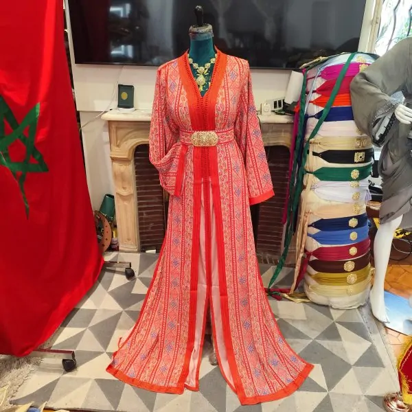 caftan marocain neuf grande taille avec ceinture — photo 15