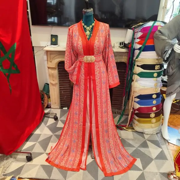caftan marocain neuf grande taille avec ceinture — photo 11