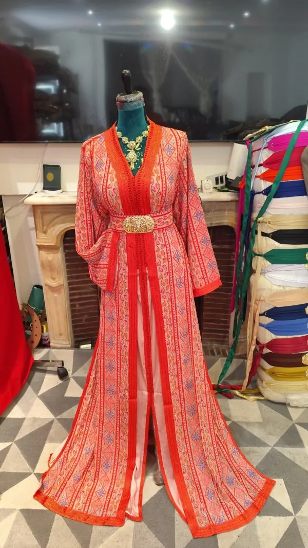 caftan marocain neuf grande taille avec ceinture — photo 7