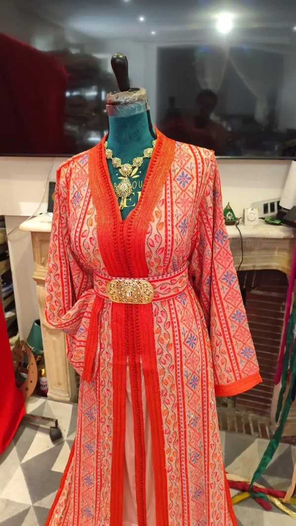 caftan marocain neuf grande taille avec ceinture — photo 10