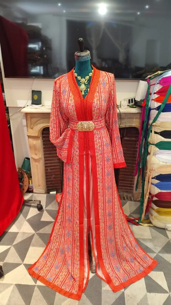 caftan marocain neuf grande taille avec ceinture — photo 12