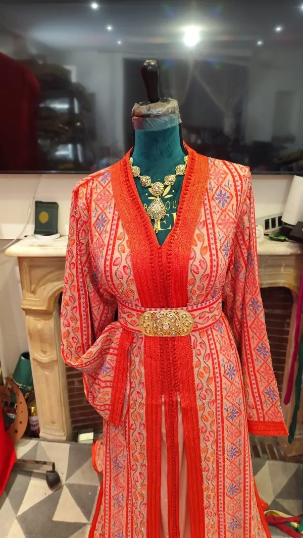 caftan marocain neuf grande taille avec ceinture — photo 6
