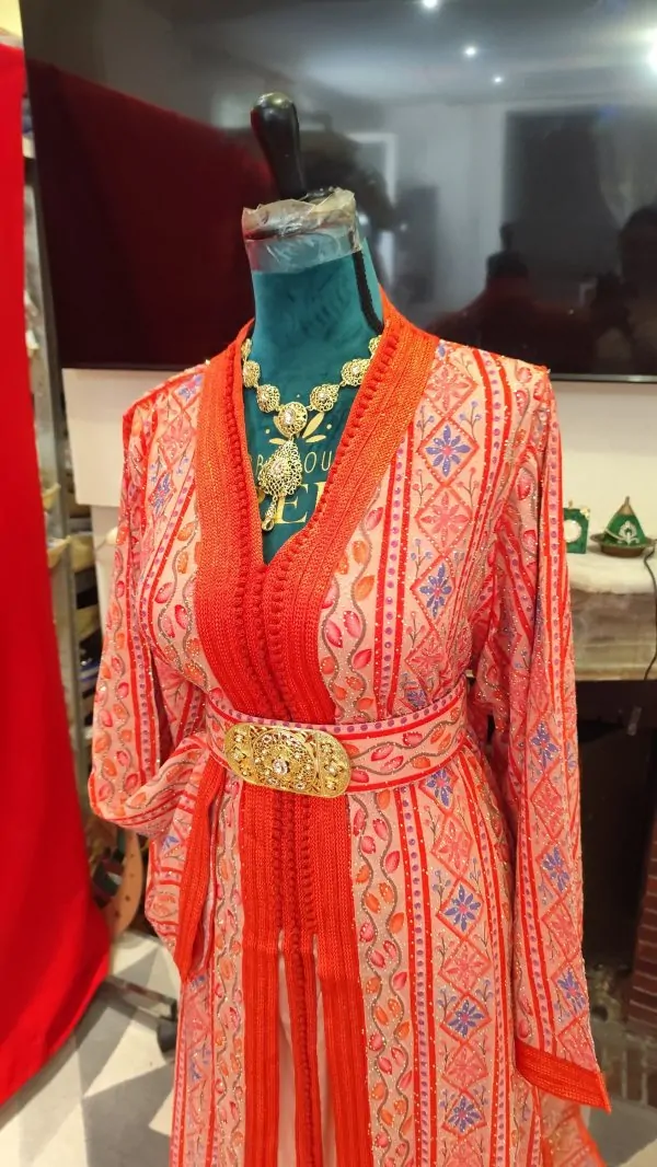 caftan marocain neuf grande taille avec ceinture — photo 9