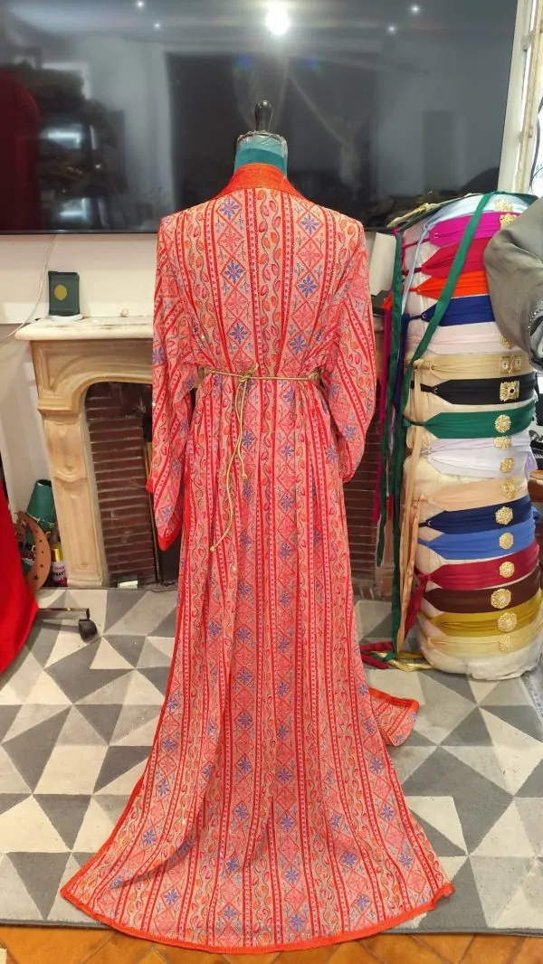 caftan marocain neuf grande taille avec ceinture — photo 4
