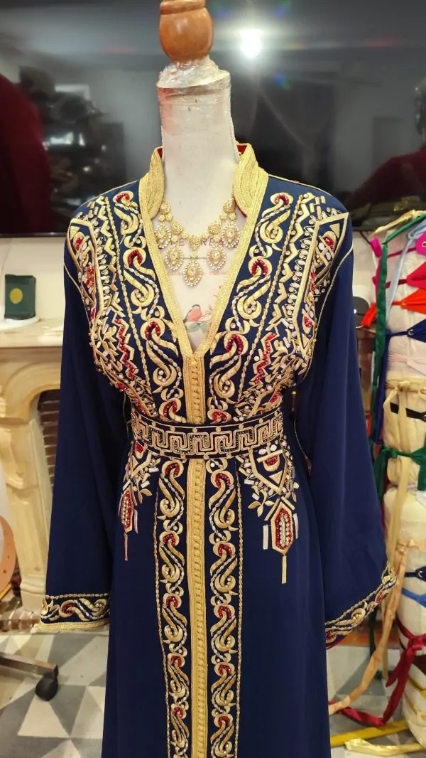 caftan marocain d occasion doublé — photo 6