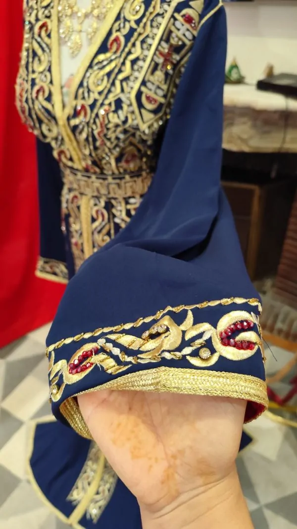 caftan marocain d occasion doublé — photo 7