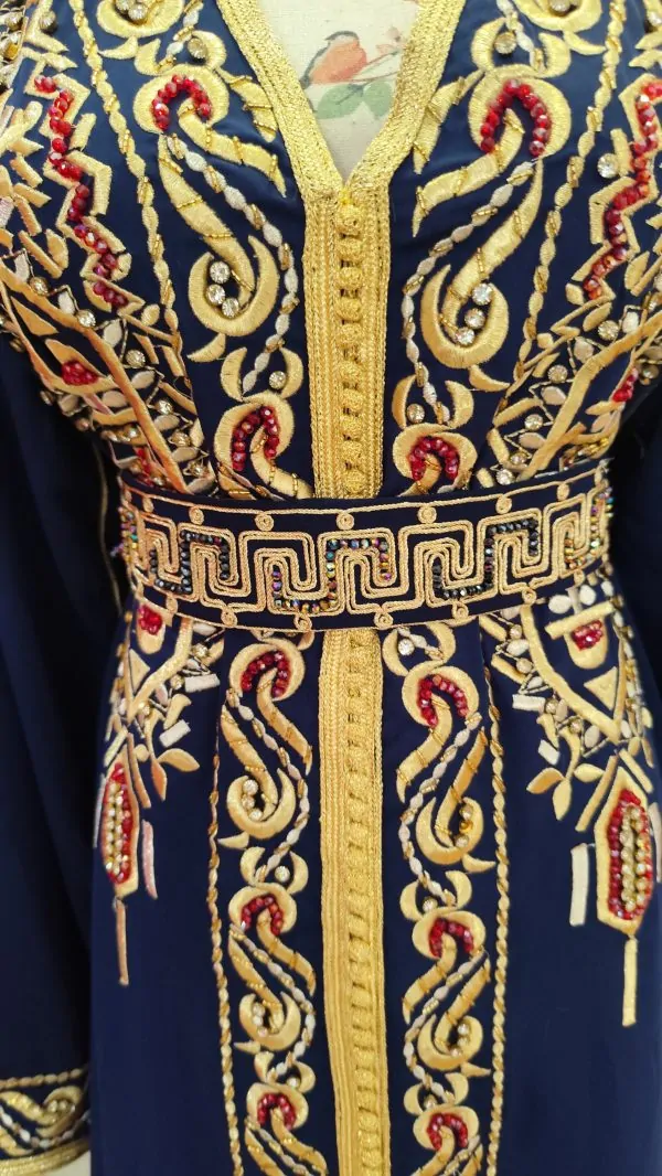 caftan marocain d occasion doublé — photo 12