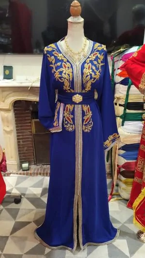 قفطان مغربي مستعمل مبطن