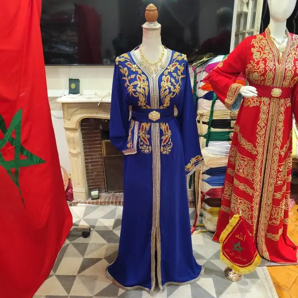 caftan marocain d occasion doublé — photo 12
