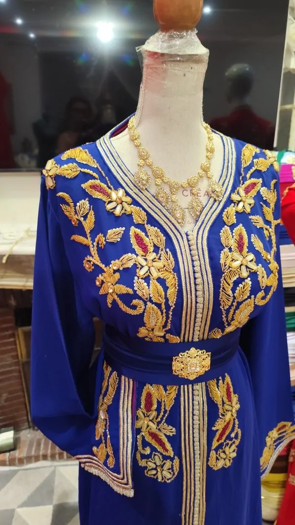 caftan marocain d occasion doublé — photo 11
