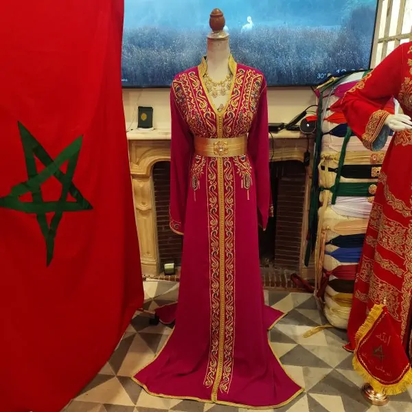 caftan marocain d occasion avec ceinture