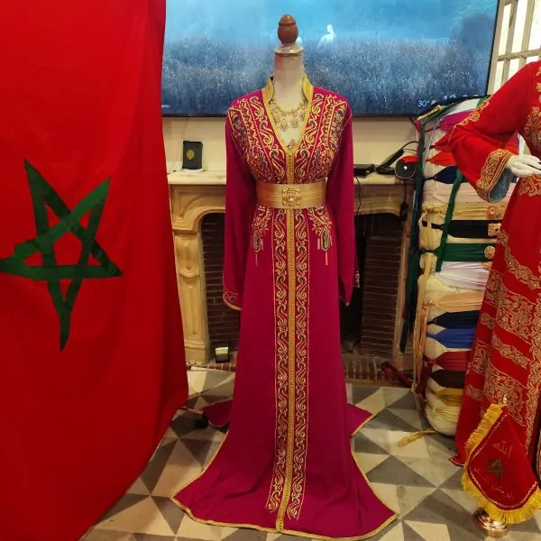 caftan marocain d occasion avec ceinture — photo 12
