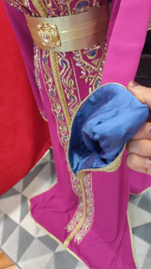 caftan marocain d occasion avec ceinture — photo 7