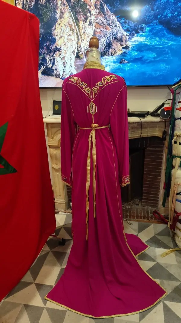 caftan marocain d occasion avec ceinture — photo 8