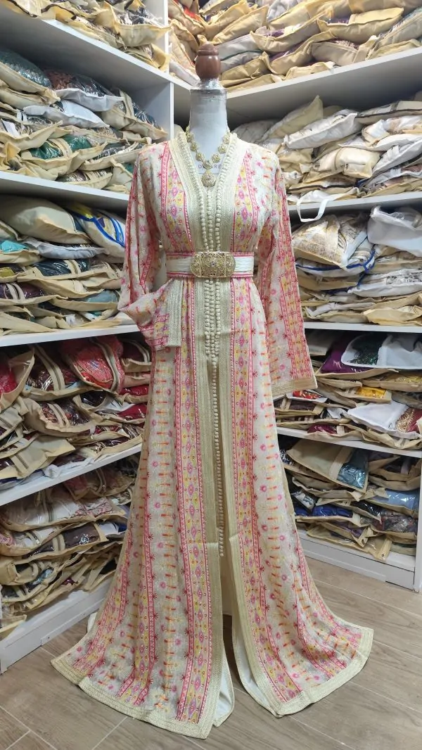 caftan marocain neuf avec ceinture — photo 9