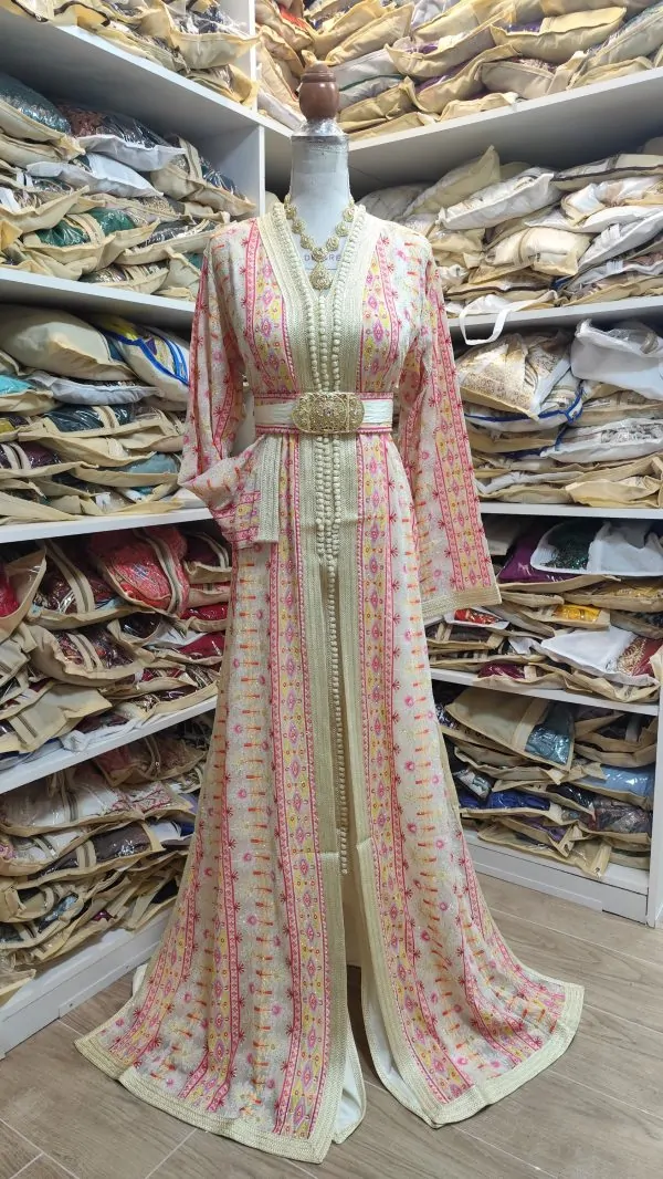 caftan marocain neuf avec ceinture — photo 5