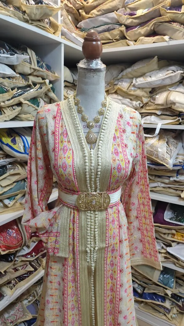 caftan marocain neuf avec ceinture — photo 8