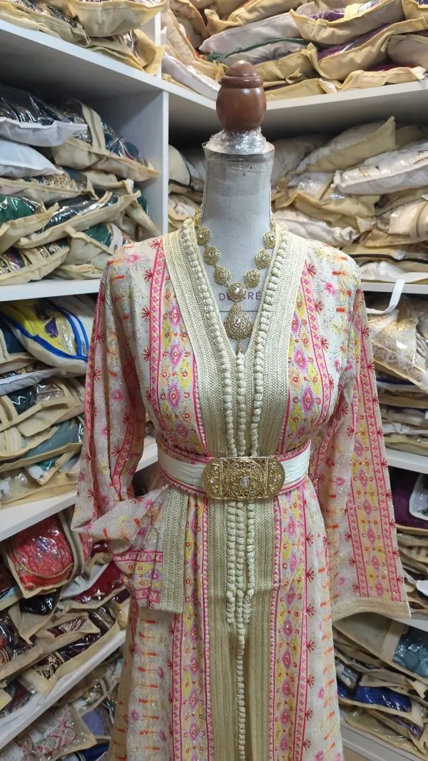 caftan marocain neuf avec ceinture — photo 2