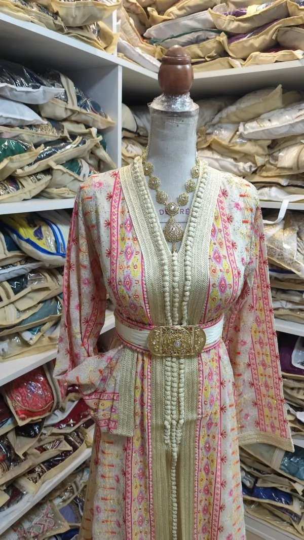 caftan marocain neuf avec ceinture — photo 7