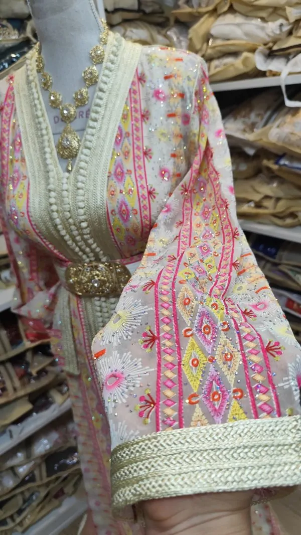 caftan marocain neuf avec ceinture — photo 6