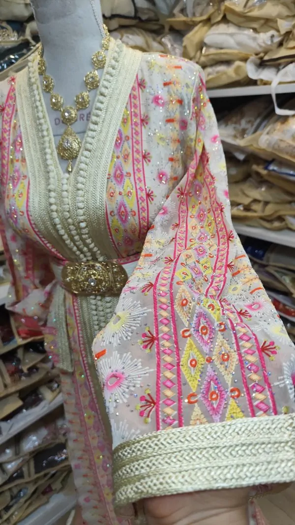 caftan marocain neuf avec ceinture — photo 4