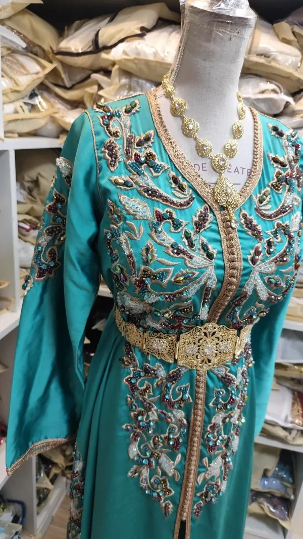 Gebrauchter marokkanischer Kaftan — photo 5