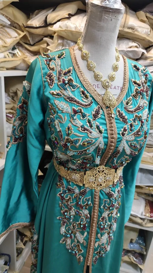 Gebrauchter marokkanischer Kaftan — photo 9