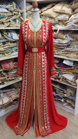 Gebrauchter marokkanischer Kaftan