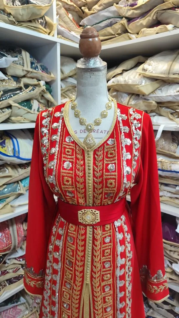 Gebrauchter marokkanischer Kaftan — photo 11