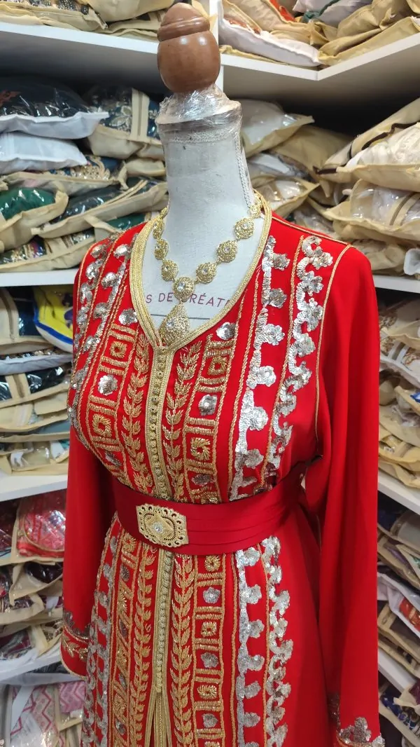 Gebrauchter marokkanischer Kaftan — photo 9