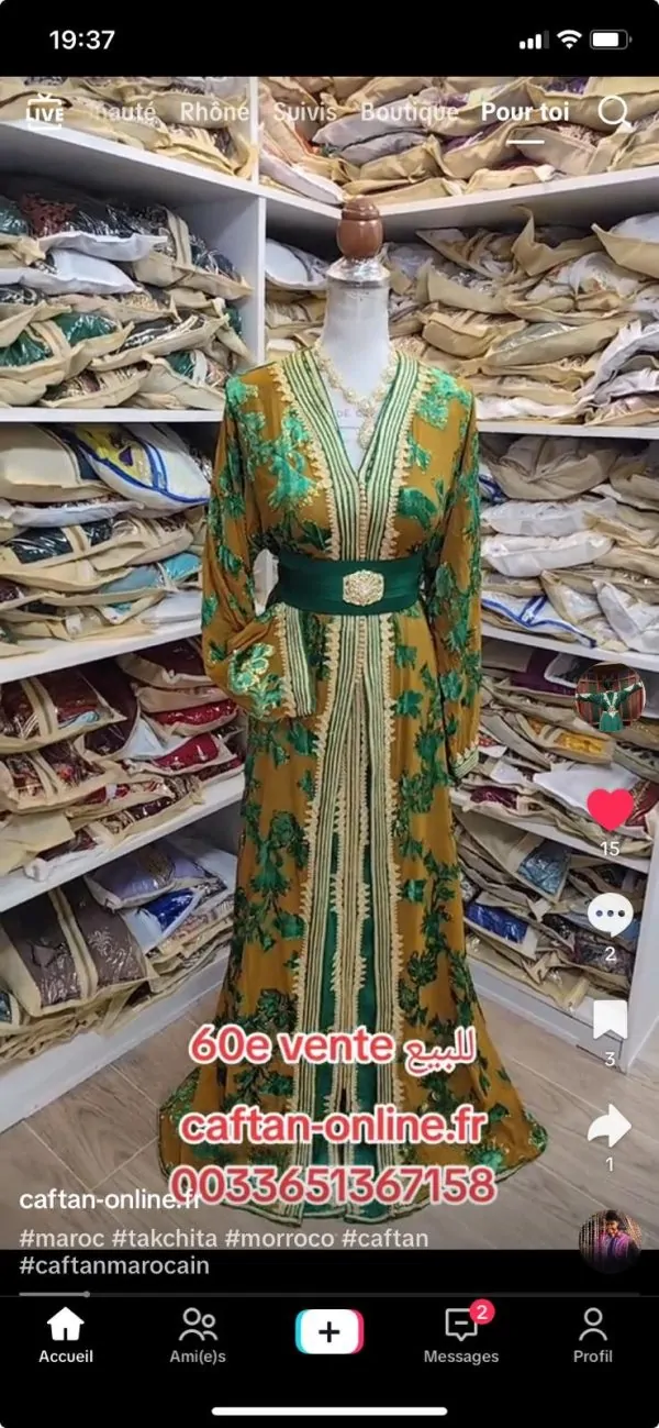 2 caftan marocain d occasion — photo 11