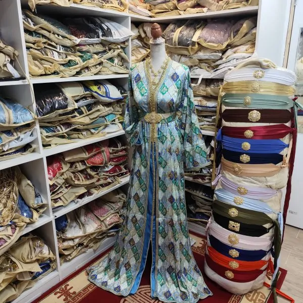 caftan marocain neuf grande taille 66cm avec ceinture — photo 8