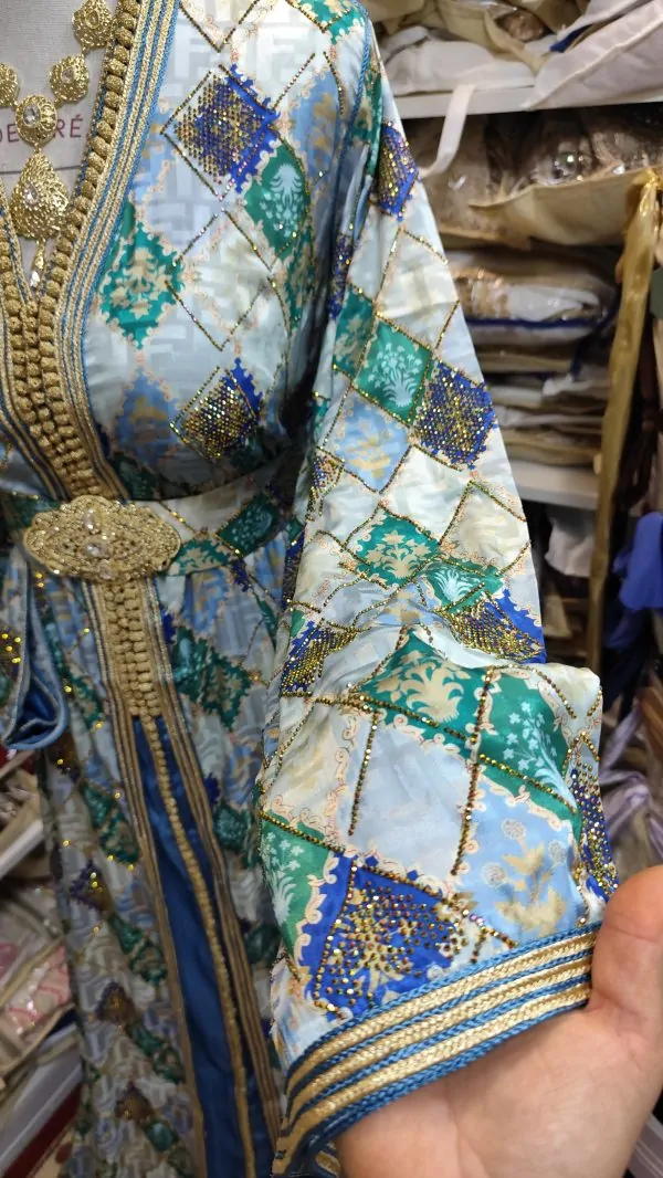 caftan marocain neuf grande taille 66cm avec ceinture — photo 7