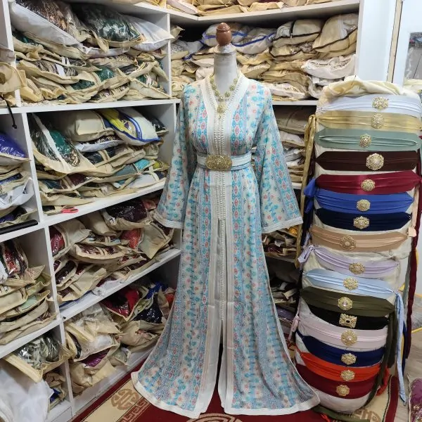 caftan marocain neuf avec ceinture — photo 9