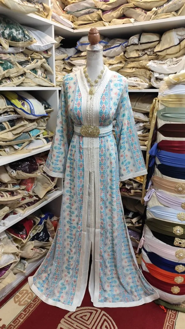 caftan marocain neuf avec ceinture — photo 6